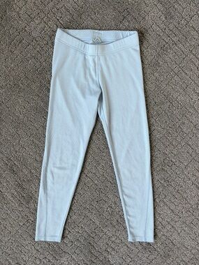 Patagonia Capilene Baselayer Thermal Light Blue Kids Leggings Size Small 7-8